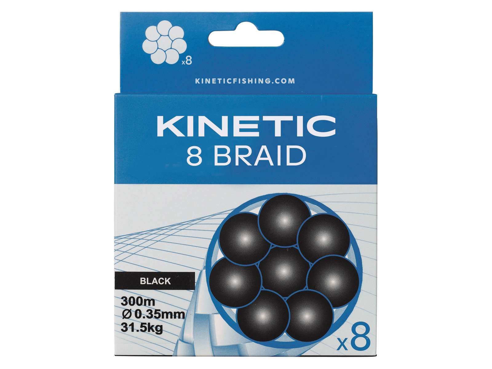 Kinetic Kinetic 8 Braid Black