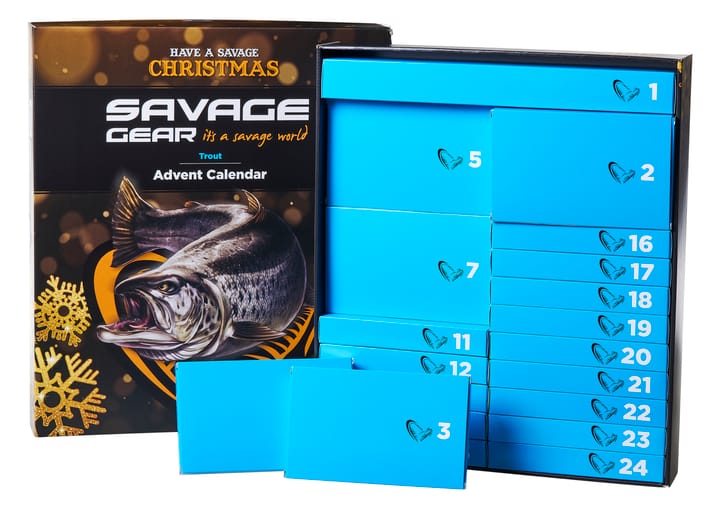 Savage Gear Savage Gear Advent Calendar Sjøørret Adventskalender Savage Gear Savage Gear Savage Gear Advent Calendar Sjøørret Adventskalender Savage Gear