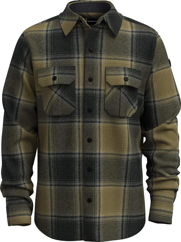 Smartwool Men's Anchor Line Shirt Jacket Winter Moss Plaid Smartwool