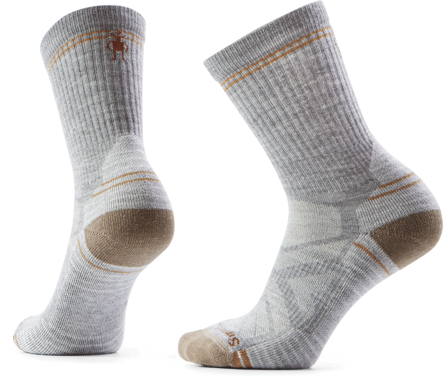 Smartwool Women's Performance Hike Light Cushion Crew Lightgreywhite