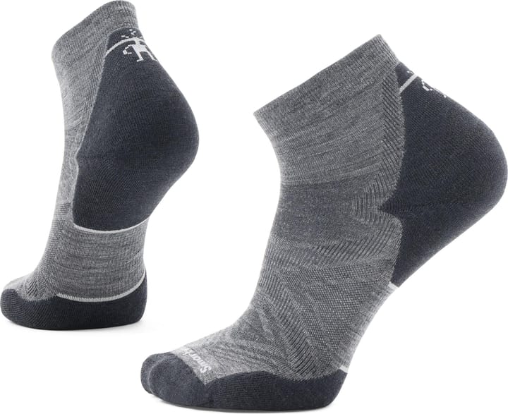 Smartwool Run Ankle Socks Targeted Cushion Medium Gray Smartwool