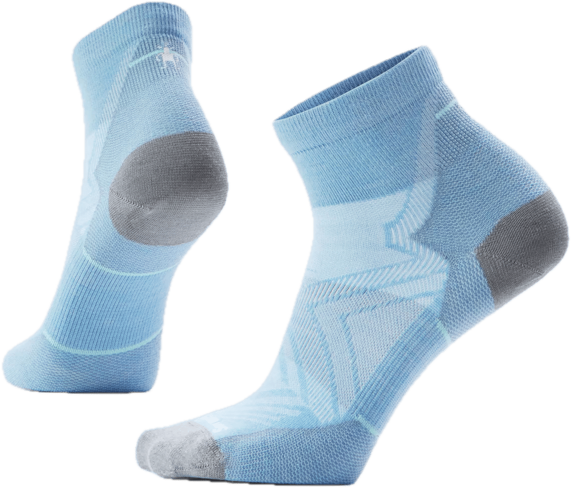 Smartwool Women's Run Ankle Socks Zero Cushion Serene Blue