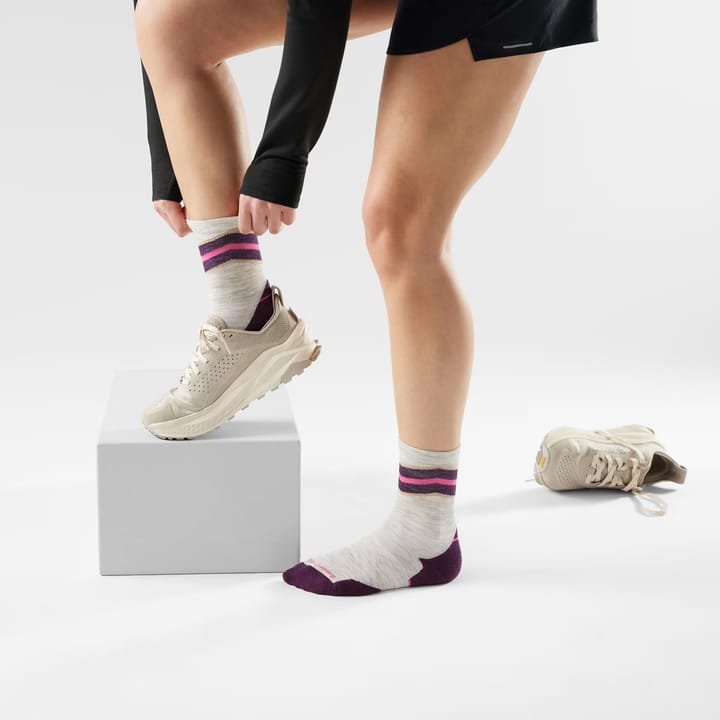 Smartwool Women'S Run Targeted Cushion Mid Crew Socks Ash Smartwool
