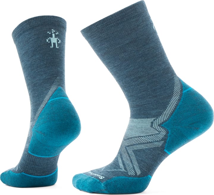 Smartwool Women's Run Cold Weather Targeted Cushion Crew Socks Twilight Blue Smartwool