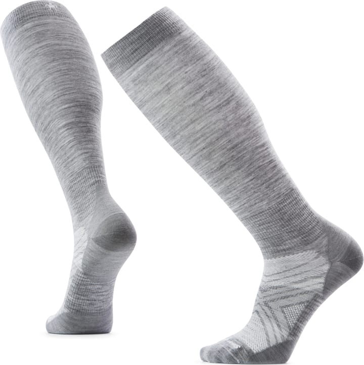 Smartwool Unisex Ski Zero Cushion OTC Recycled Socks Light Gray Smartwool