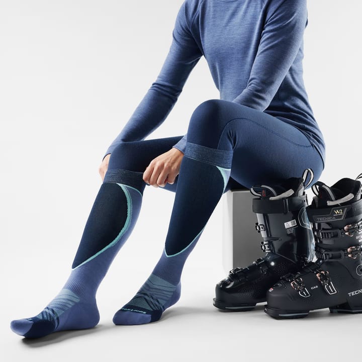 Smartwool Ski Targeted Cushion Extra Stretch OTC Socks Nightfall Blue Smartwool