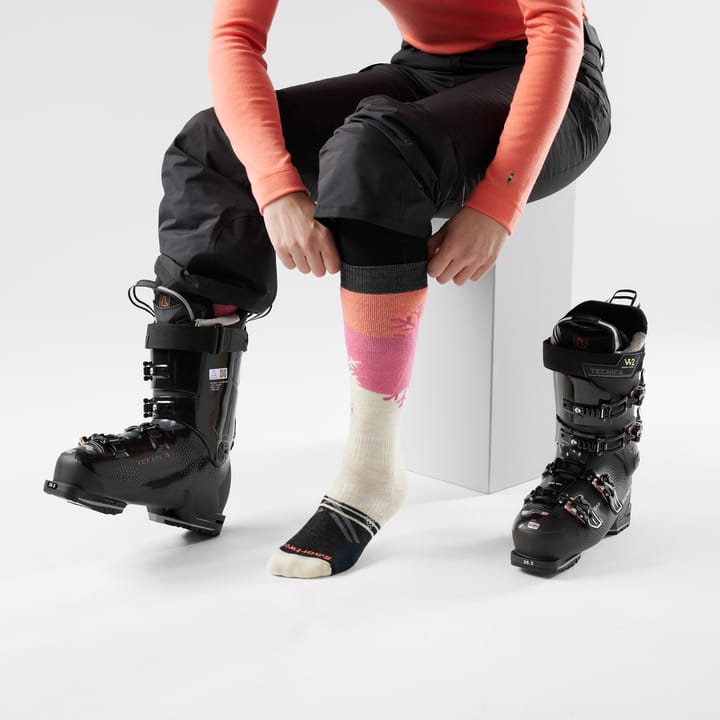 Smartwool Women's Ski Full Cushion Snowpocalypse Pattern OTC Socks Moonbeam Smartwool Smartwool Women's Ski Full Cushion Snowpocalypse Pattern OTC Socks Moonbeam Smartwool