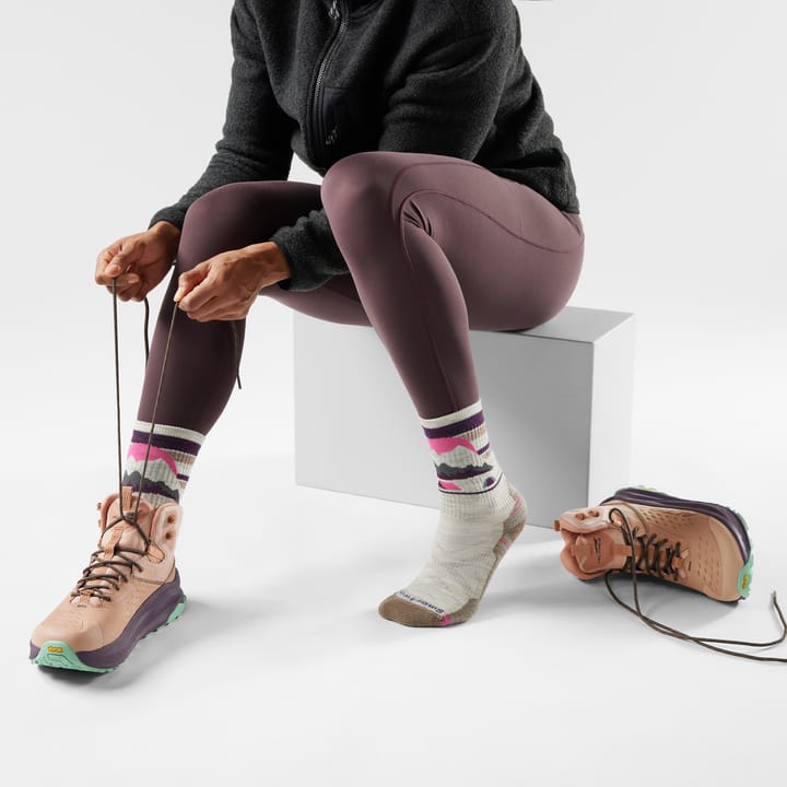 Smartwool Women's Hike Light Cushion New Pattern Crew Socks Ash Smartwool