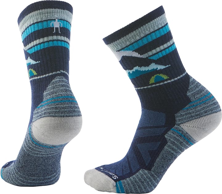 Smartwool Women's Hike Light Cushion New Pattern Crew Socks Deep Navy Smartwool