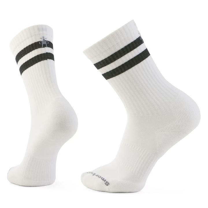 Smartwool Everyday Athletic Striped Crew Socks White Smartwool