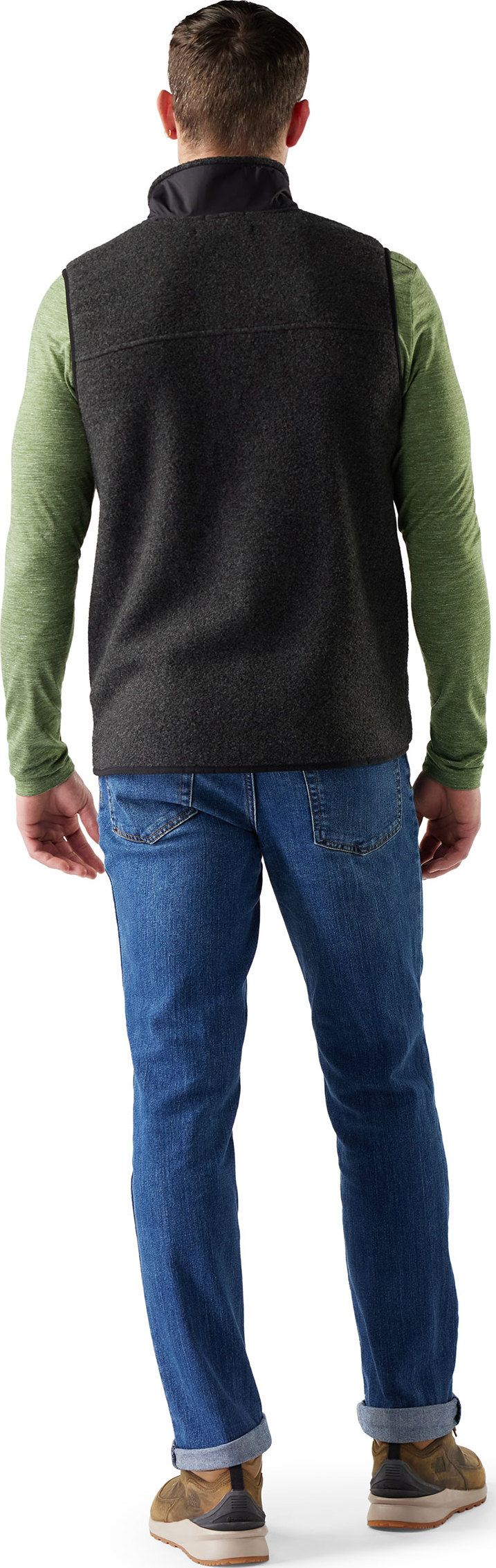 Smartwool Men's Second Cut Fleece Vest Charcoal Smartwool