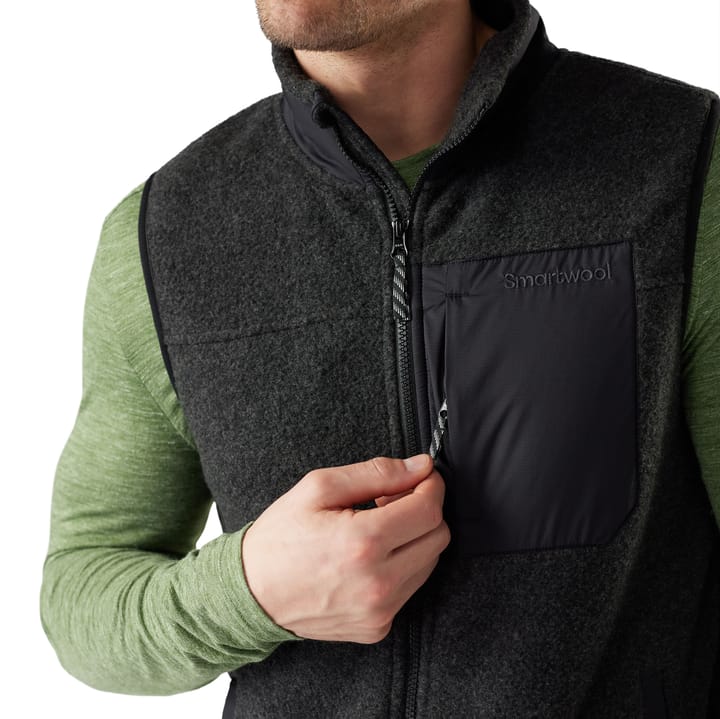 Smartwool Men's Second Cut Fleece Vest Charcoal Smartwool