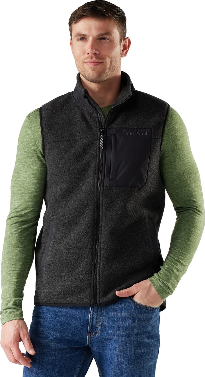 Smartwool Men's Second Cut Fleece Vest Charcoal Smartwool