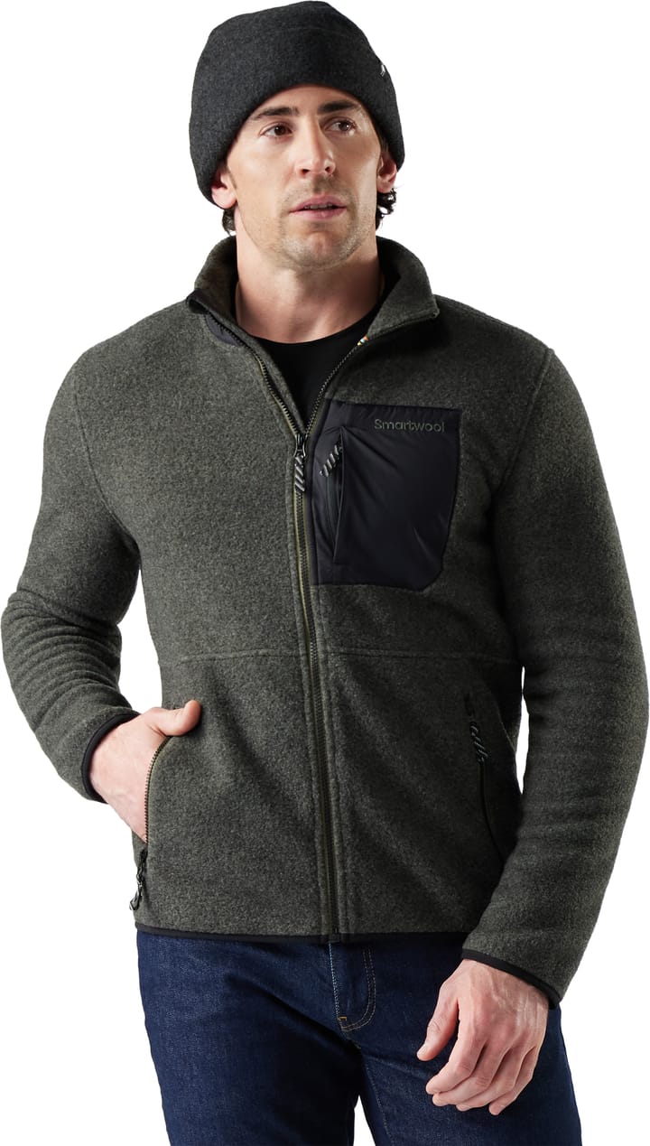Smartwool Men's Second Cut Fleece Jacket Winter Moss Smartwool