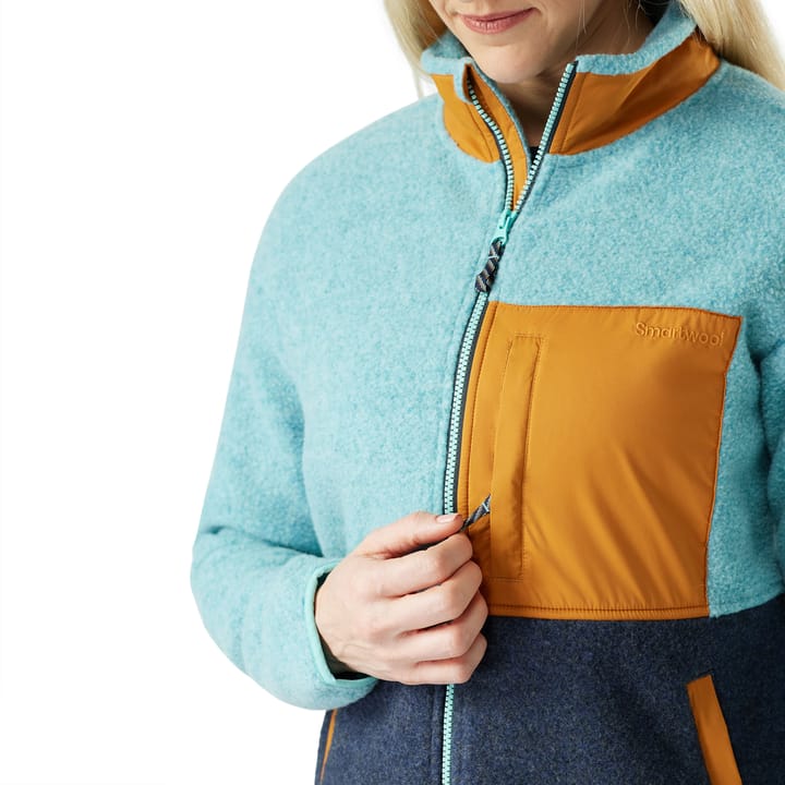 Smartwool Women's Second Cut Fleece Jacket Pacific Blue Smartwool