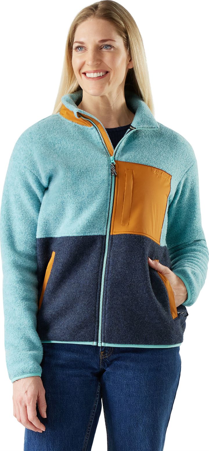 Smartwool Women's Second Cut Fleece Jacket Pacific Blue Smartwool