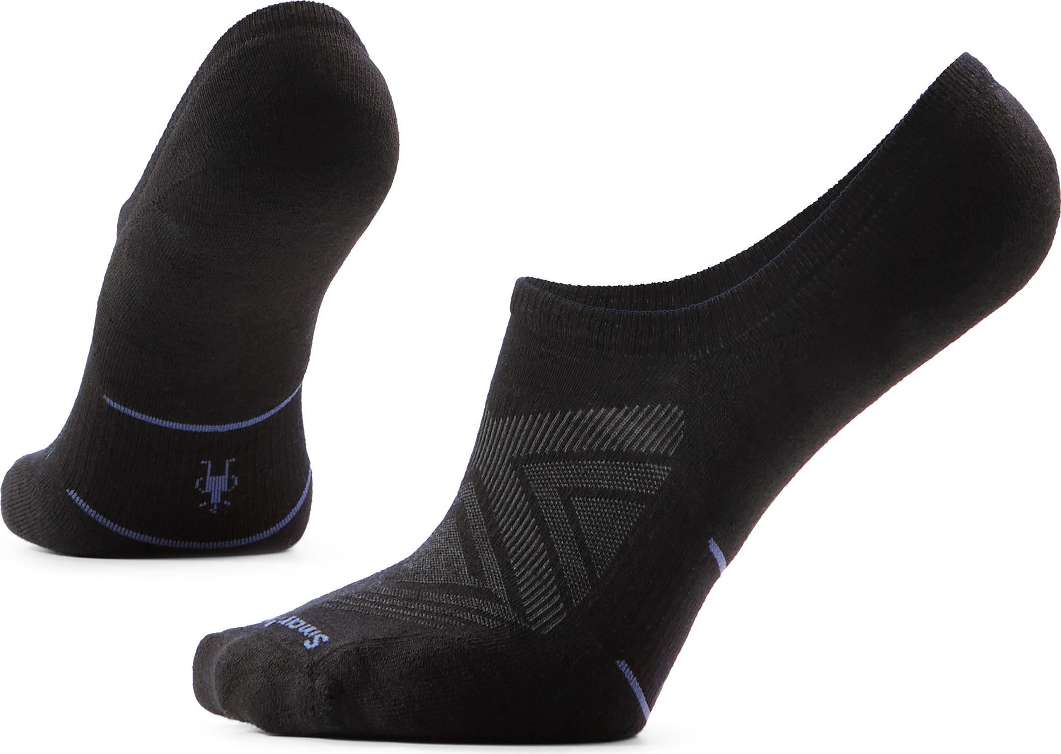 Smartwool Run No Show Socks Targeted Cushion Black