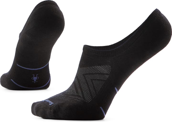 Smartwool Run No Show Socks Targeted Cushion Black Smartwool