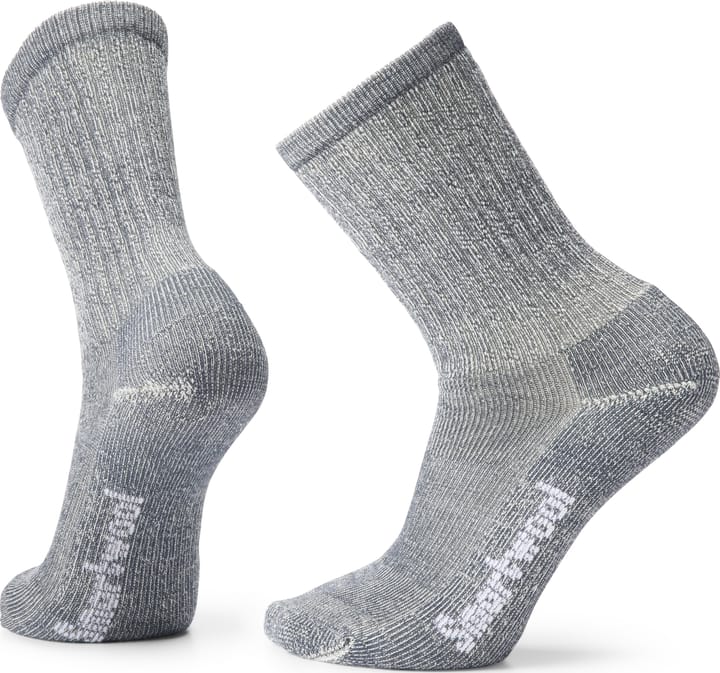 Smartwool Unisex Hike Classic Light Cushion Crew Socks Light Gray Smartwool
