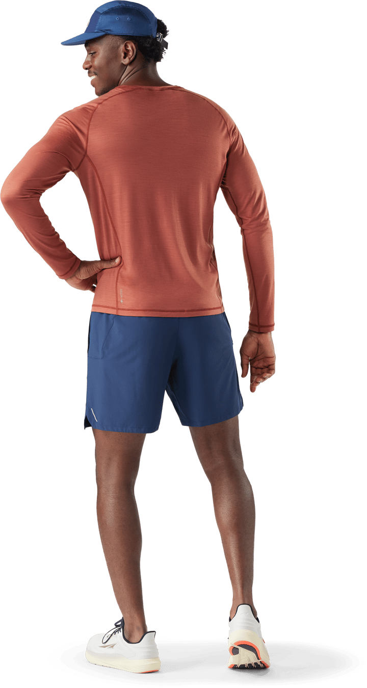 Smartwool Men's Merino Sport Ultralite Long Sleeve Burnt Sienna Smartwool