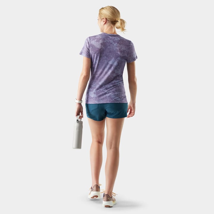 Smartwool Women's Merino Short Sleeve Tee Boxed Purple Storm Mountain Smartwool
