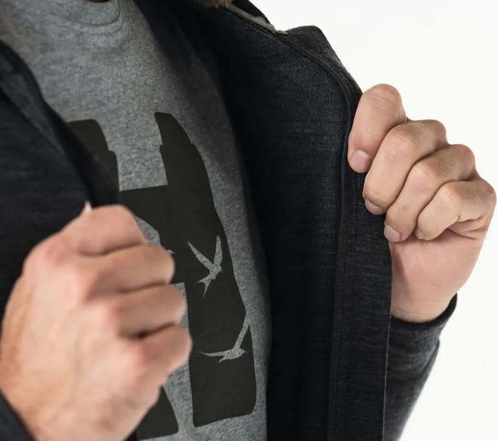 Swarovski Men's Mh Merino Hoodie Grey Swarovski Swarovski Men's Mh Merino Hoodie Grey Swarovski