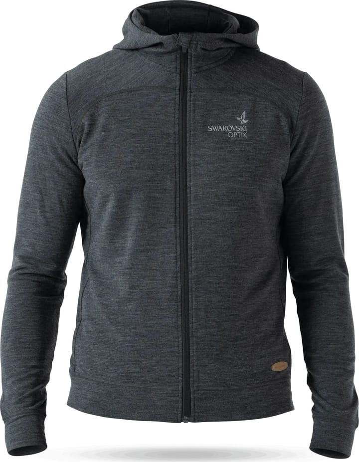 Men's Mh Merino Hoodie Grey Swarovski