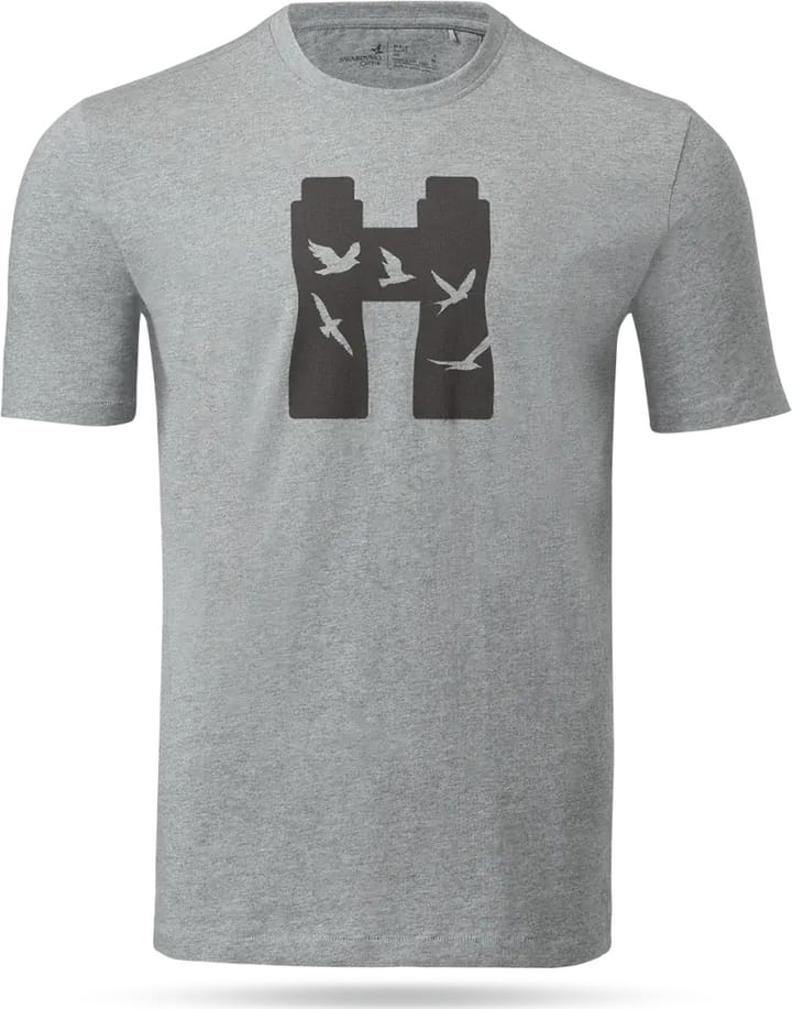 Men's Tsb T-Shirt Birds Grey Swarovski