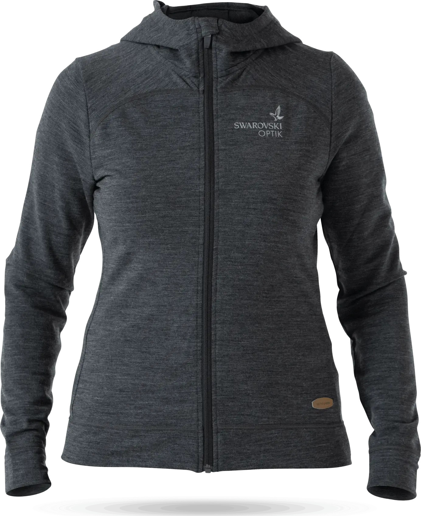 Swarovski Optik Women's Mh Merino Hoodie Grey