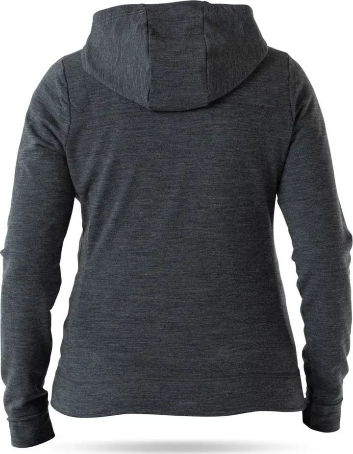 Women's Mh Merino Hoodie Grey Swarovski