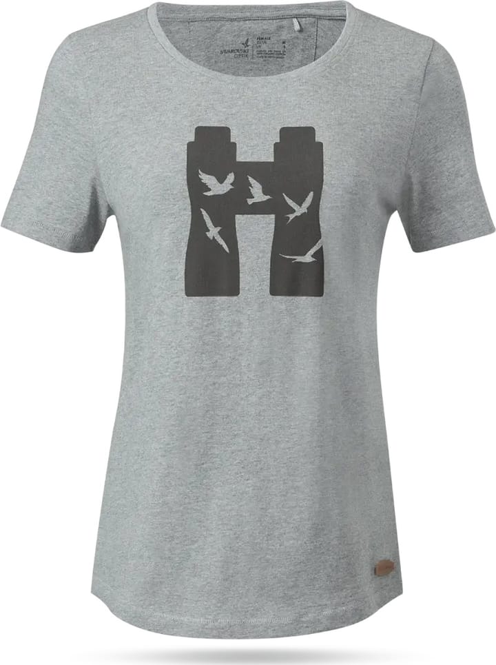 Swarovski Women's Tsb T-Shirt Birds Grey Swarovski