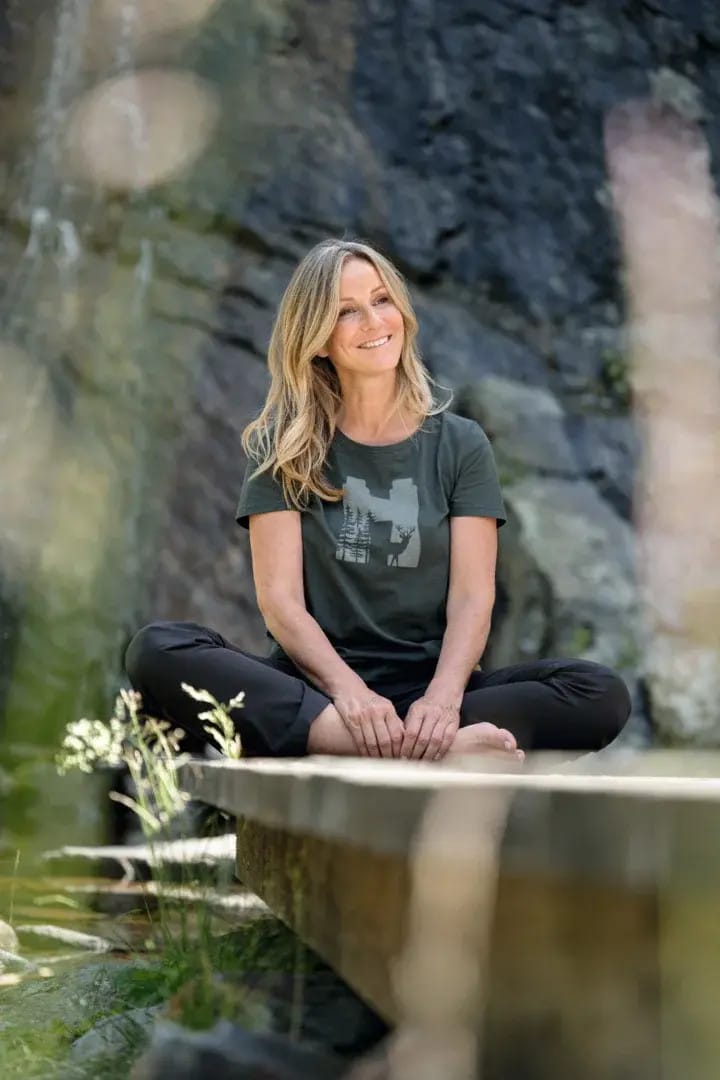 Swarovski Women's Tsd T-Shirt Deer Green Swarovski