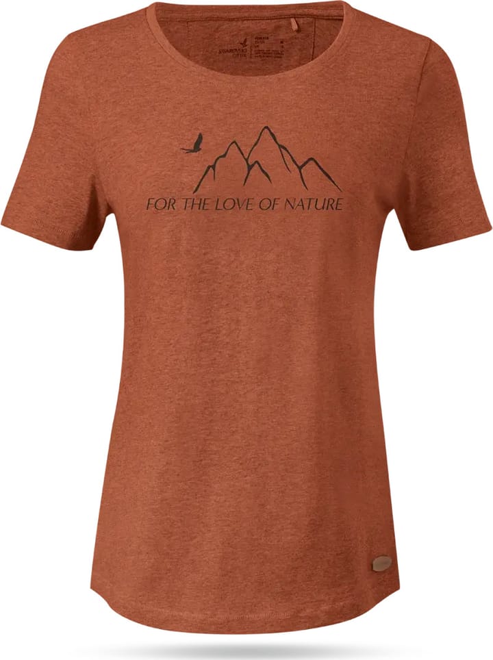 Women's Tsm T-Shirt Mountain Orange Swarovski