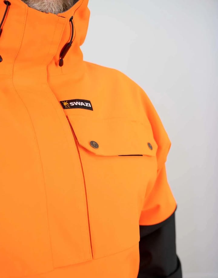 Swazi Men's Huron Anorak Blaze/Black Swazi