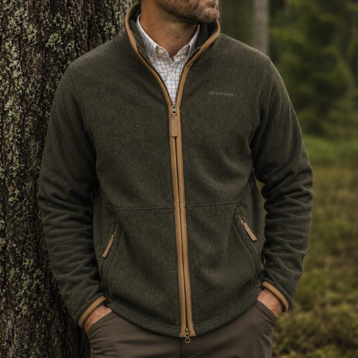 Swedteam Men's Crest Fleece Sweater Swedteam Green Swedteam