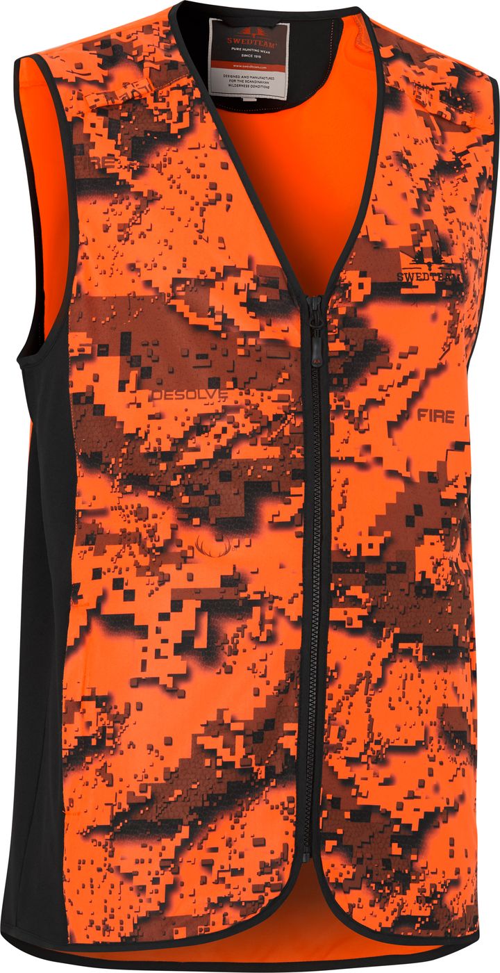 Swedteam Men's Ridge Hi-Viz Vest Desolve Fire Swedteam