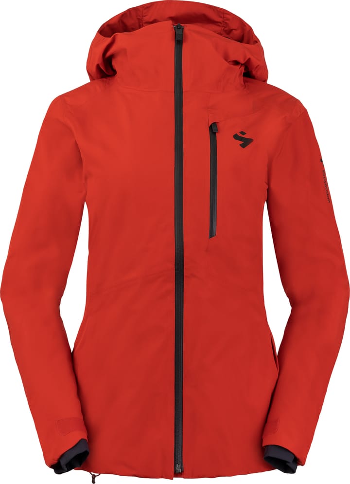 Women's Crusader Gore-Tex Infinium Jacket Lava Red Sweet Protection