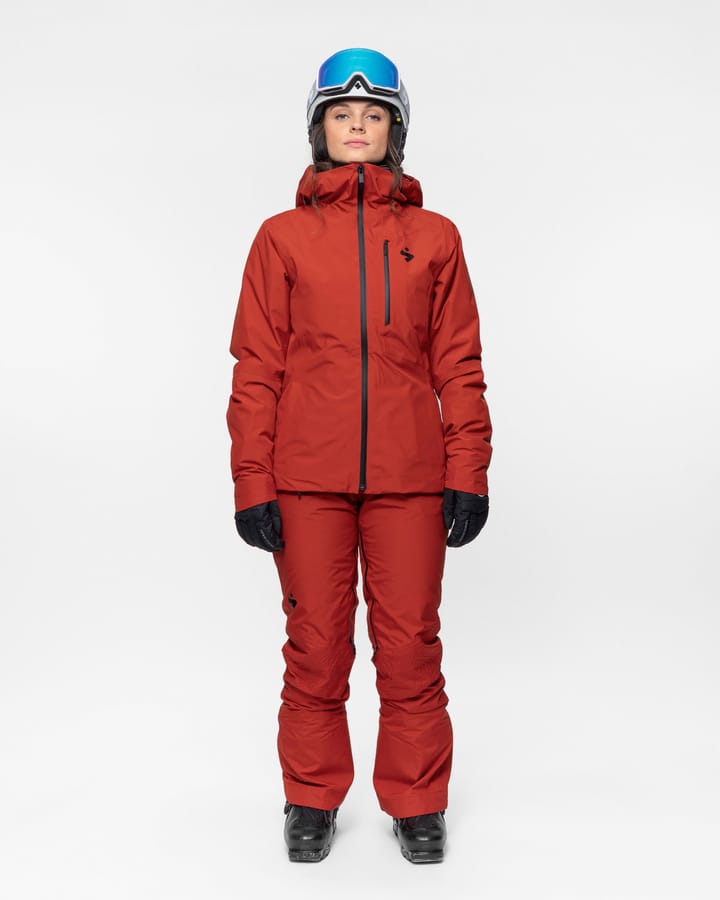 Women's Crusader Gore-Tex Infinium Jacket Lava Red Sweet Protection