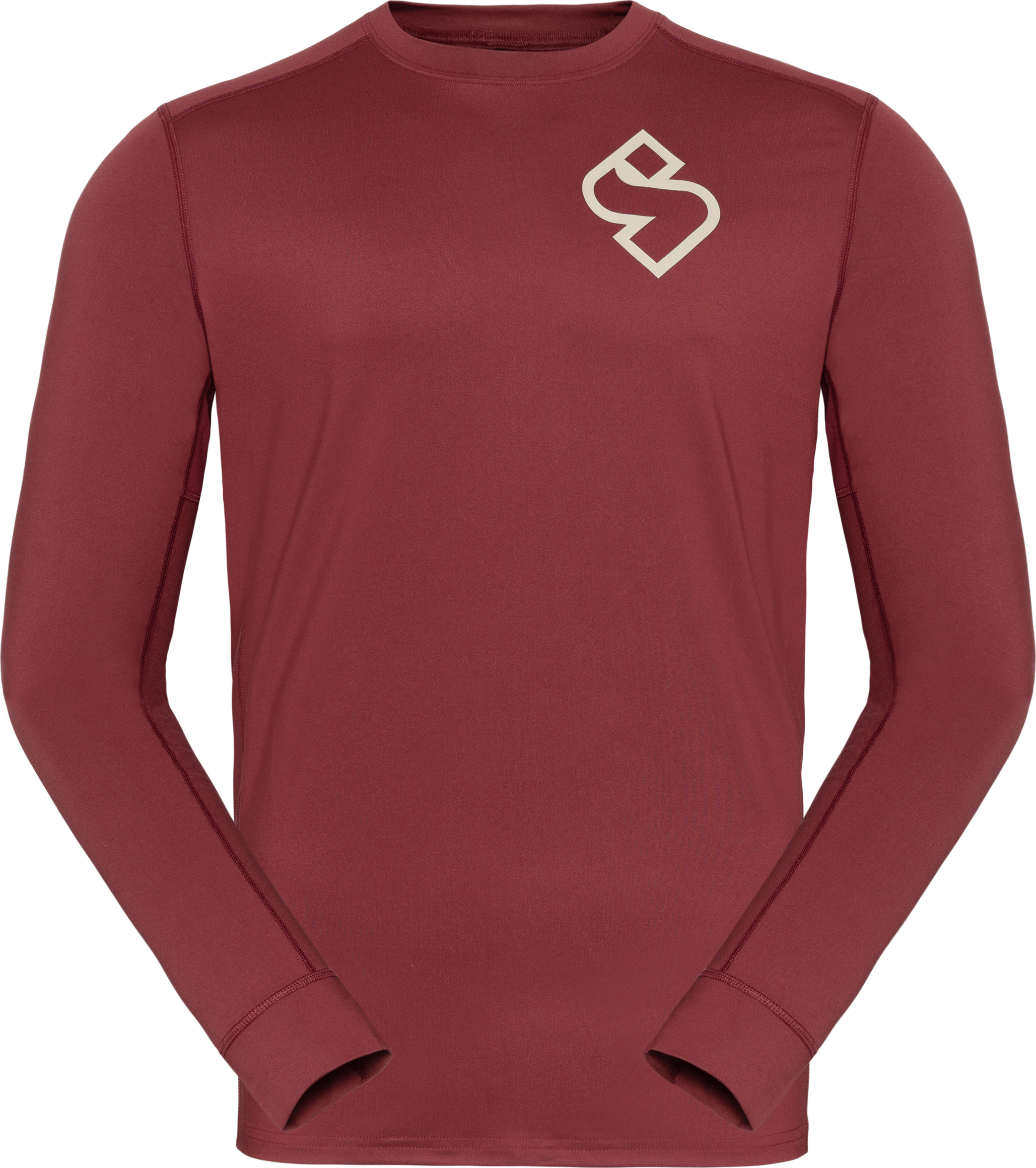 Sweet Protection Men's Hunter Long-Sleeve Jersey Dark Red Långärmade träningströjor S