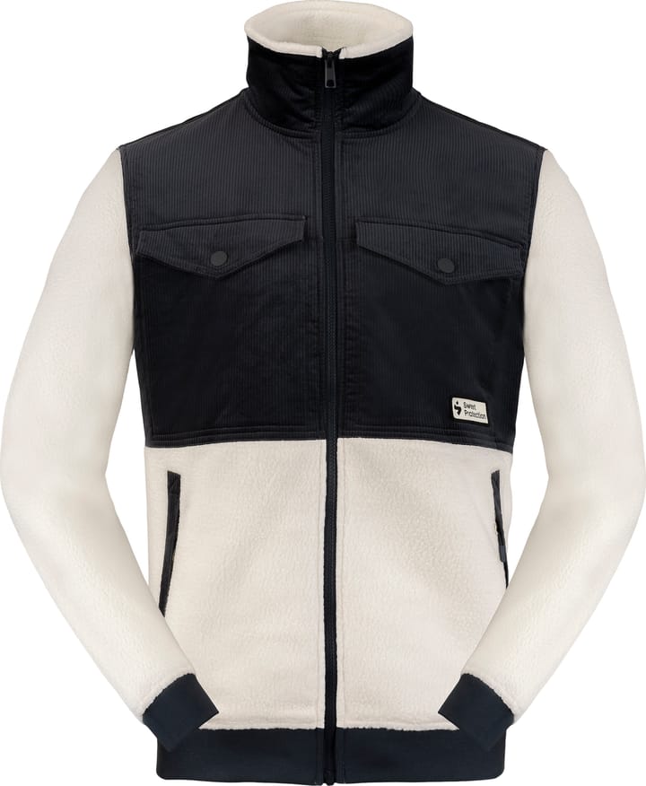 Unisex Pile Fleece Jacket Natural White Sweet Protection