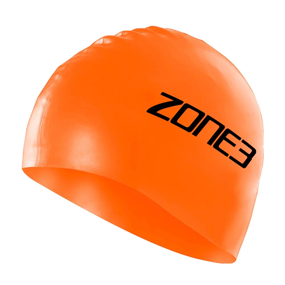 Zone3 Silicone Swim Cap 48g Orange