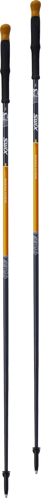 Swix Blizzard Mountain Extreme Black/Orange Vandringsstavar Nocolor 155 cm