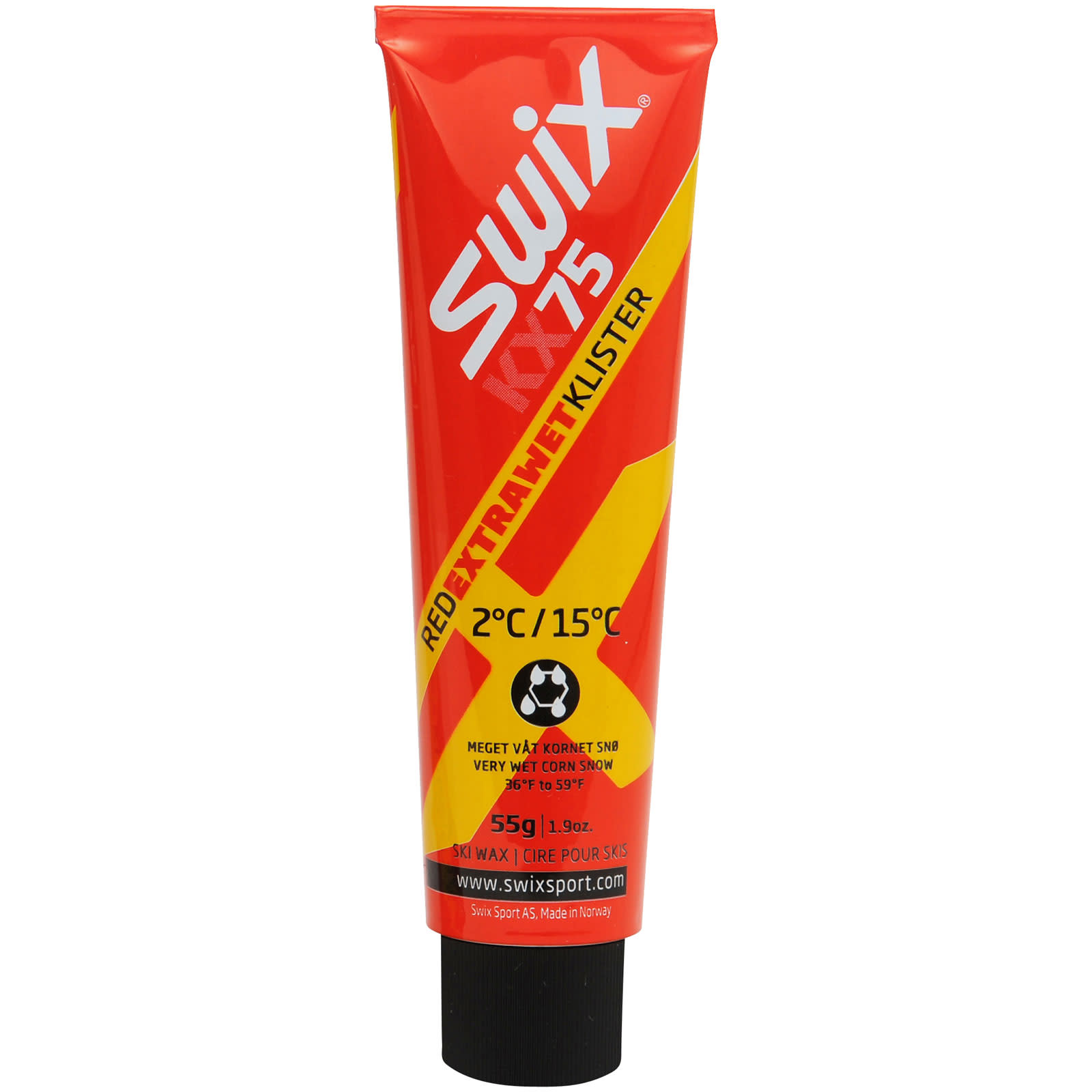 Swix Kx75 Red Extra Wet Klister 2C/ Unspecified Valla OneSize