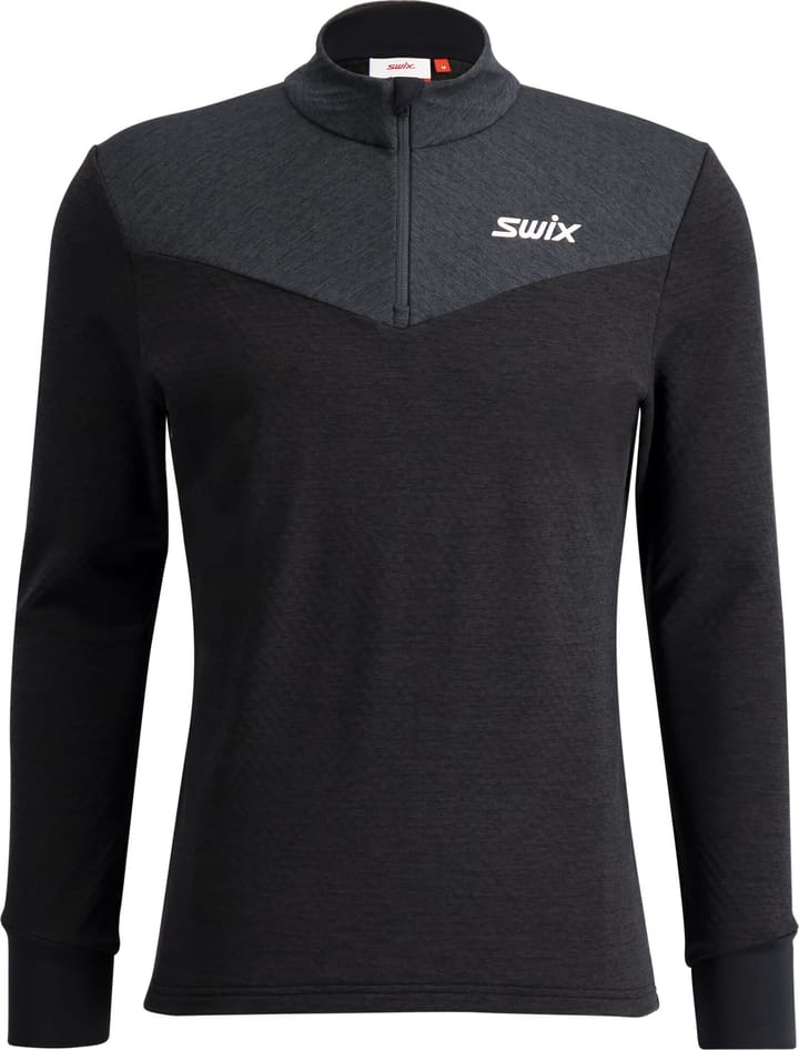 Swix Men's Dynamic Midlayer Half Zip Black/Phantom Swix