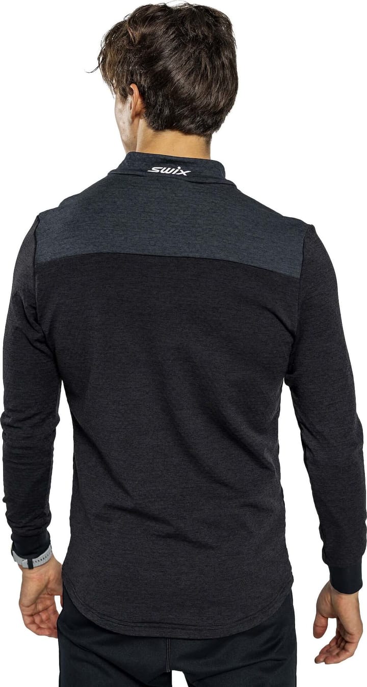 Men's Dynamic Midlayer Half Zip Black/Phantom Swix