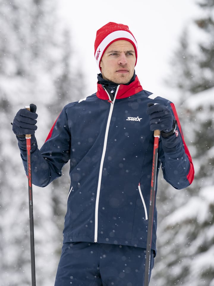 Swix Men's Infinity Jacket Dark Navy/Swix Red Swix
