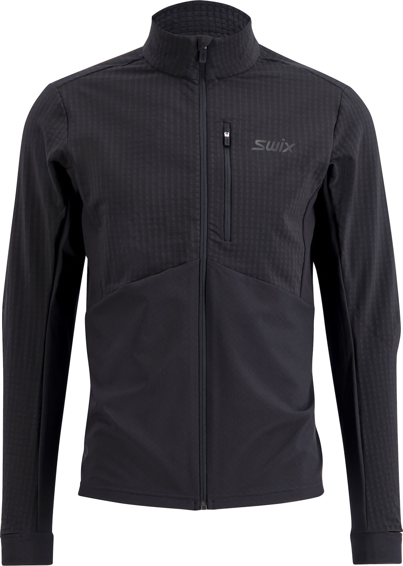 Men's Pace Hybrid Full Zip Midlayer Black