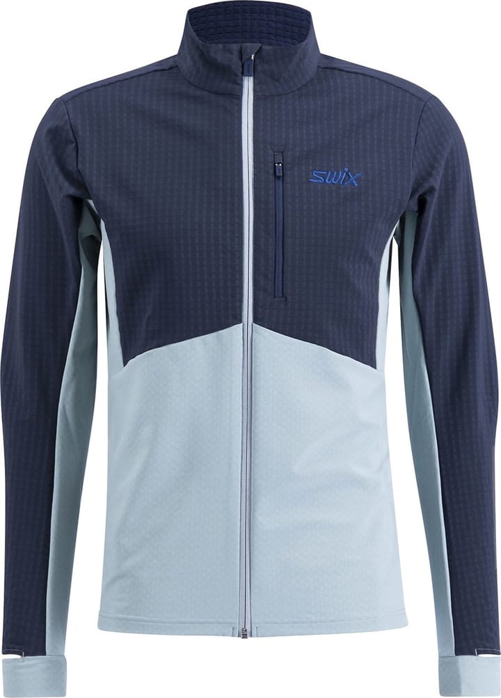 Men's Pace Hybrid Full Zip Midlayer Dark navy/Fog Swix