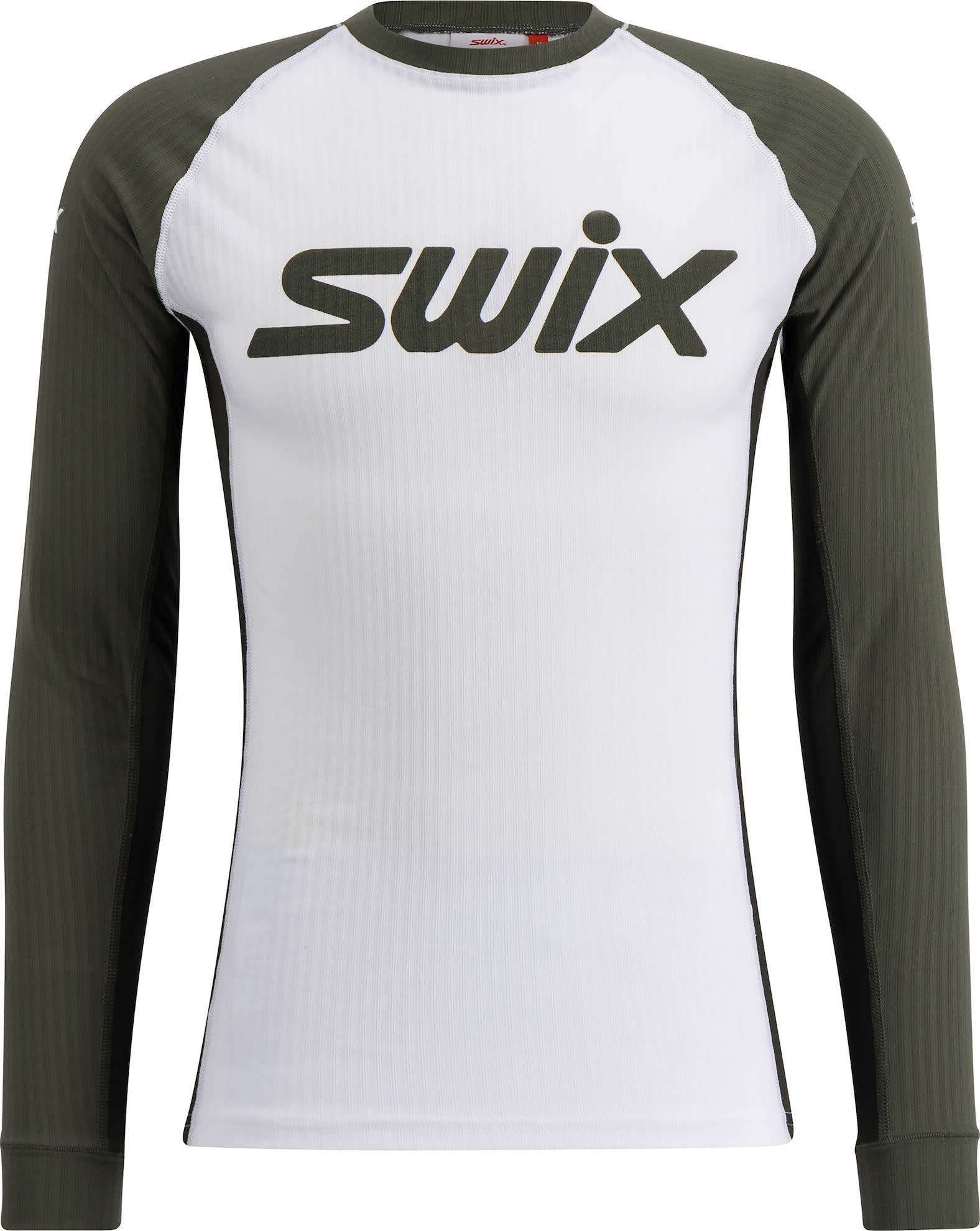 Swix Men’s RaceX Classic Long Sleeve Bright White/ Olive