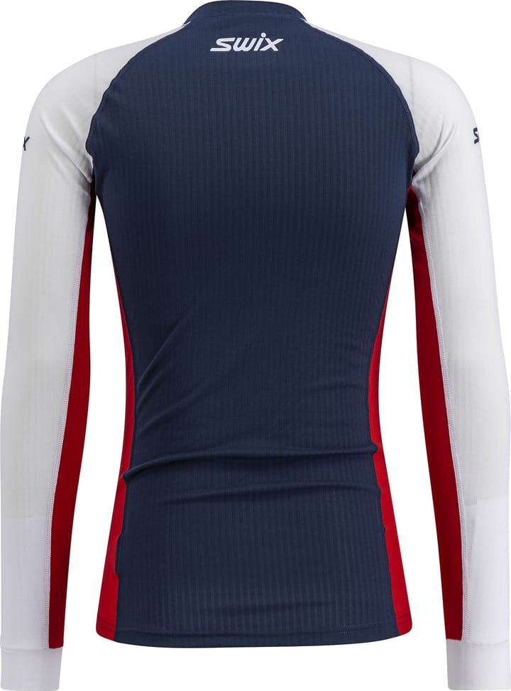 Swix Racex Classic Long Sleeve M Dark Navy/Bright White Swix